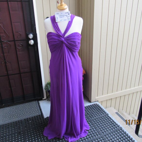 #485  NEW FORMAL CHIFFON EVENING GOWN BY RALPH LAUREN  (SIZE 14) - Picture 1 of 3